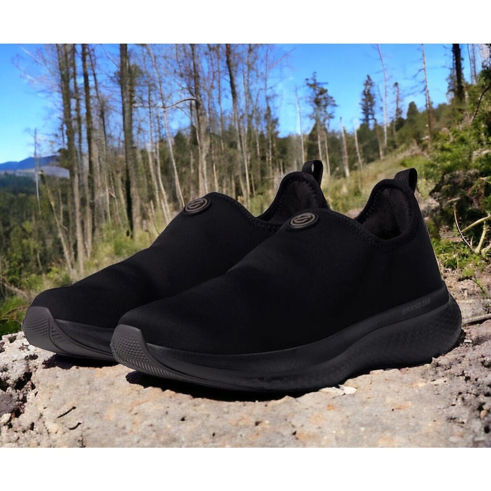Cole Haan Zerogrand Changepace Black Slip-On Golf Sneaker Womens 10 Fast Ship